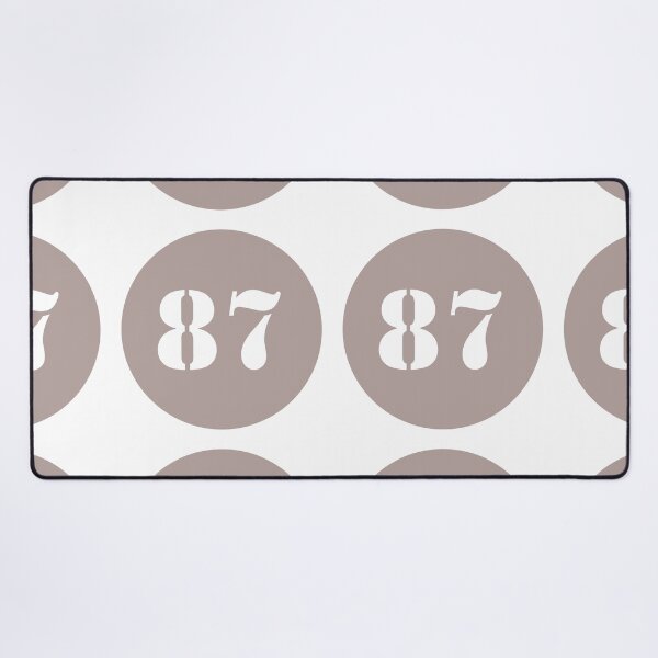 Item preview, Number Eighty Seven (87) in Brown Circle designed and sold by Ching Teoh.