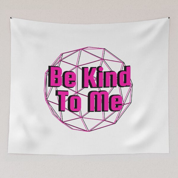 Item preview, Be Kind To Me Hot Pink Geometric Circle designed and sold by Pink Ribbon.