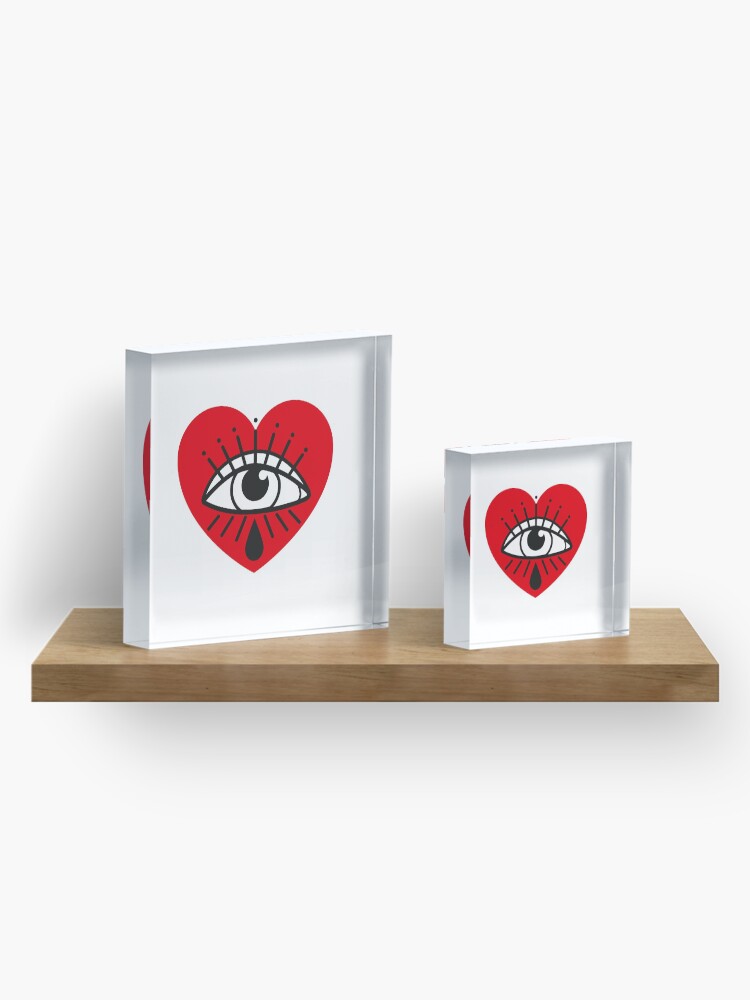 Alternate view of See with your heart Acrylic Block