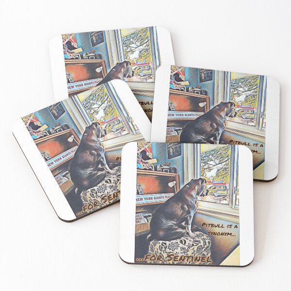 Item preview, Blue Nose Pittie on Guard designed and sold by epicevolution.