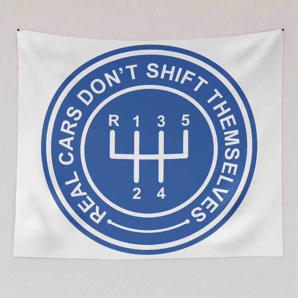 Item preview, Real Cars Don't Shift Themselves designed and sold by ThomasKadmon.