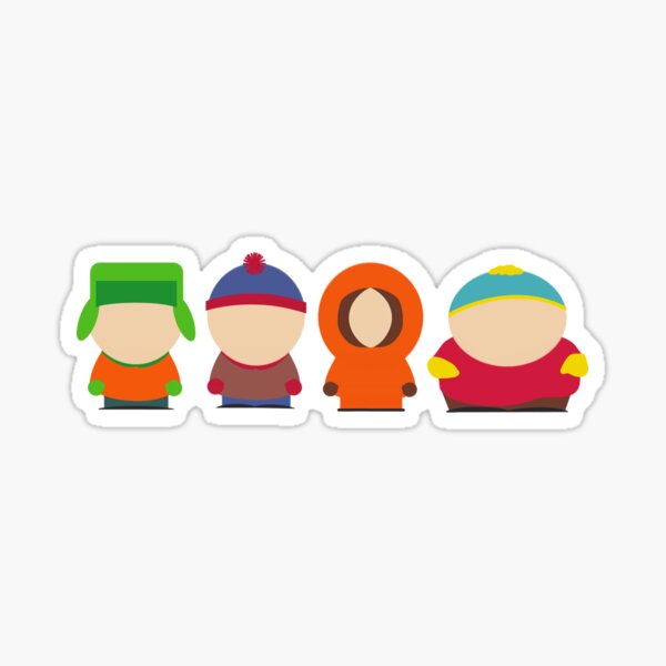 south park characters minimalist