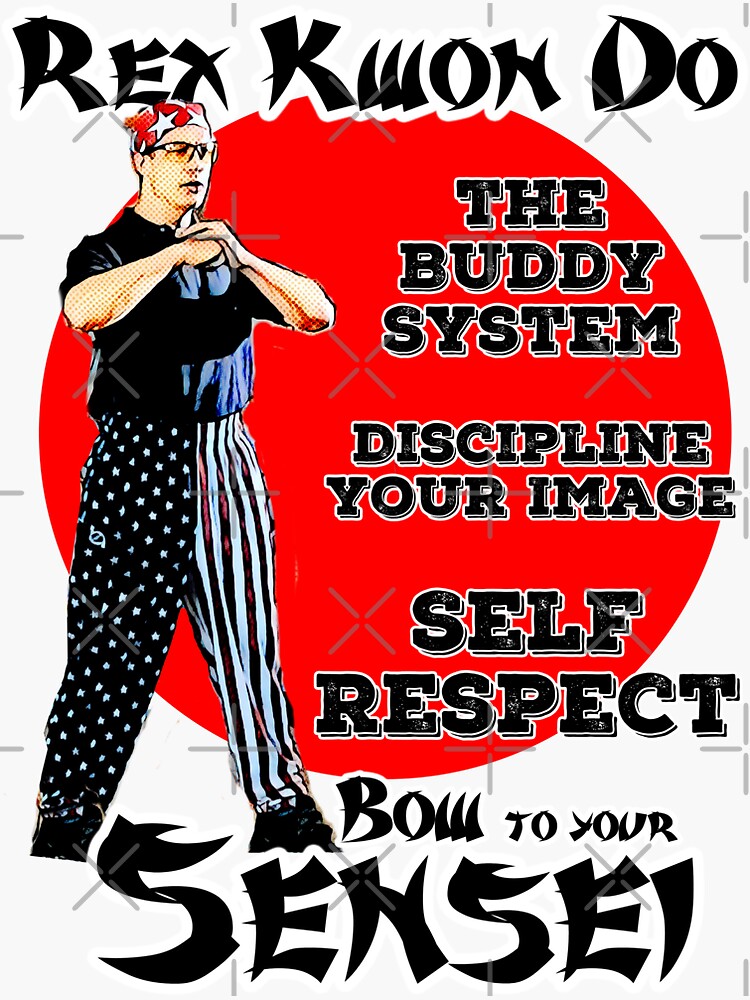 "Rex Kwon Do" Sticker for Sale by JTK667 Redbubble