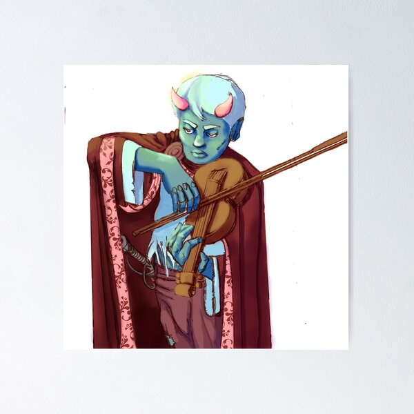 Item preview, Teafling bard, violin designed and sold by DatuAllen.