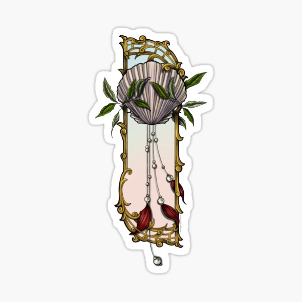 Ocean Florals Sticker