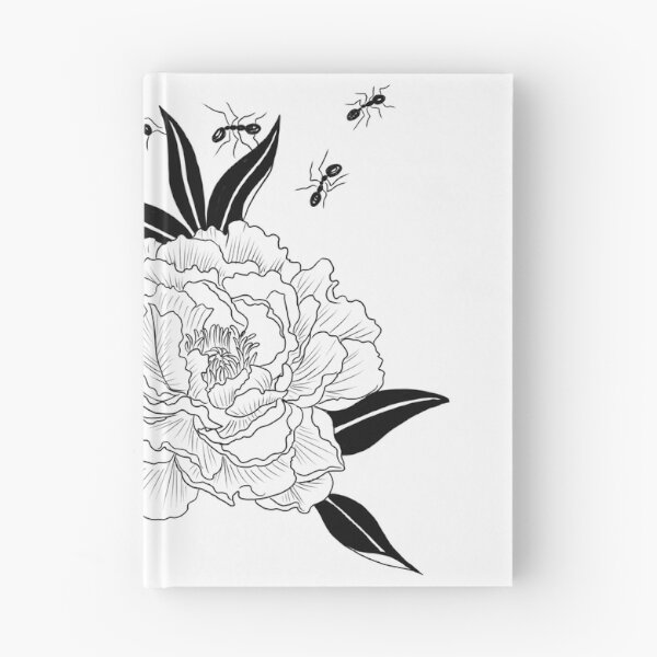 Item preview, Peonies and ants  designed and sold by Gia Catauro.