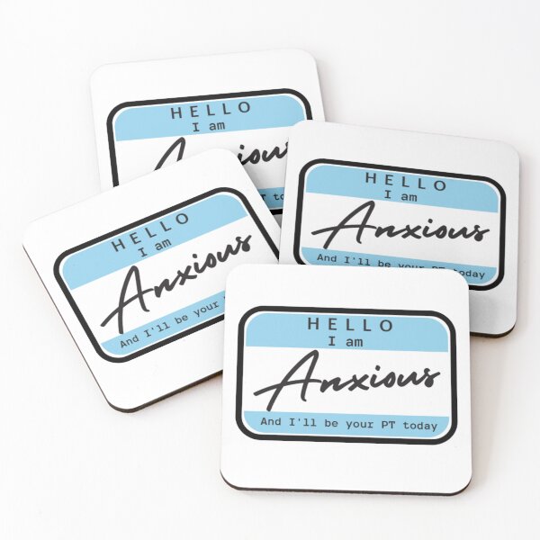 Item preview, Hello I Am Anxious  designed and sold by DPTswithanxiety.