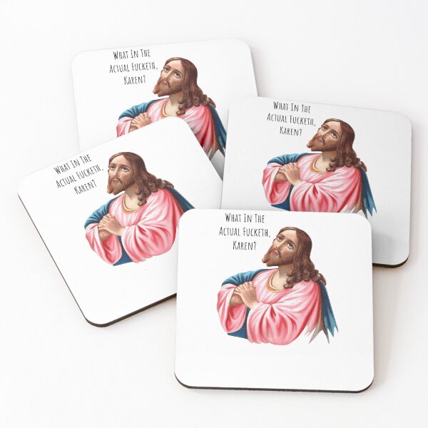 Item preview, Funny Karen Jesus Design designed and sold by blueavocado.