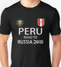 Peru T-shirt Peru Russia Soccer Unisex T-Shirt