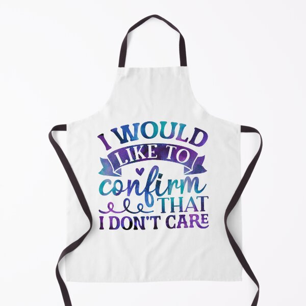 Item preview, I would like to confirm that I don't care designed and sold by Souushop.