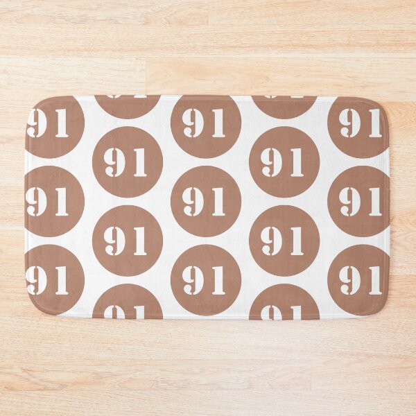 Item preview, Number Ninety One (91) in Brown Circle designed and sold by Ching Teoh.