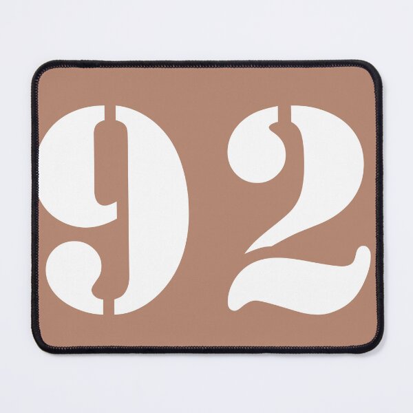 Item preview, Number Ninety Two (92) in Brown Circle designed and sold by Ching Teoh.
