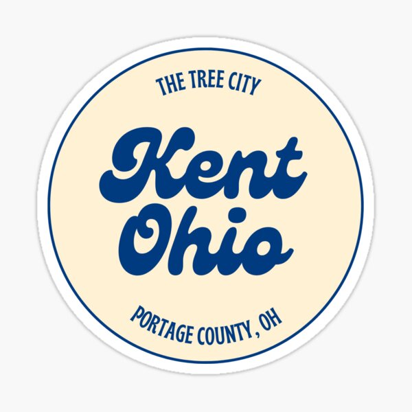 Item preview, Kent Ohio Sticker designed and sold by JulieMichelleB.