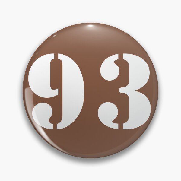 Item preview, Number Ninety Three (93) in Brown Circle designed and sold by Ching Teoh.