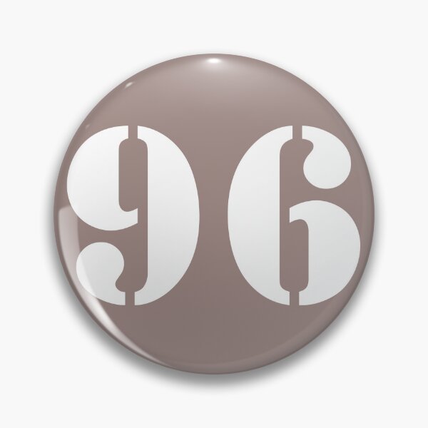 Item preview, Number Ninety Six (96) in Brown Circle designed and sold by Ching Teoh.