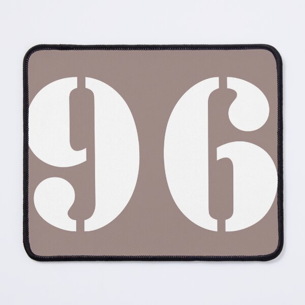 Item preview, Number Ninety Six (96) in Brown Circle designed and sold by Ching Teoh.
