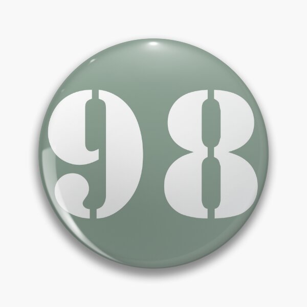 Item preview, Number Ninety Eight (98) in Green Circle designed and sold by Ching Teoh.