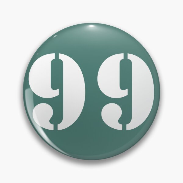 Item preview, Number Ninety Nine (99) in Green Circle designed and sold by Ching Teoh.