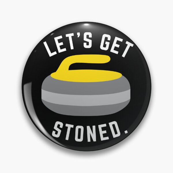 Item preview, Curling Player Let's Get Stoned Curler Winter Sports designed and sold by yelly123.