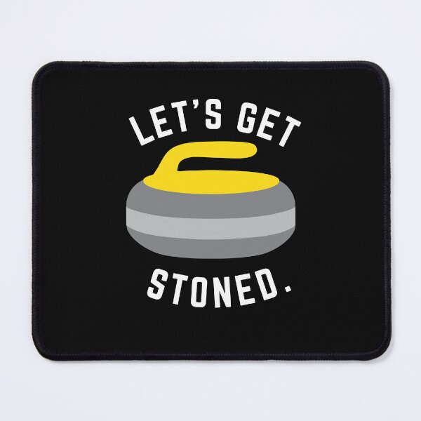Item preview, Curling Player Let's Get Stoned Curler Winter Sports designed and sold by yelly123.