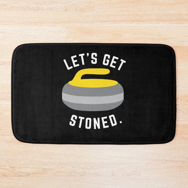 Item preview, Curling Player Let's Get Stoned Curler Winter Sports designed and sold by yelly123.