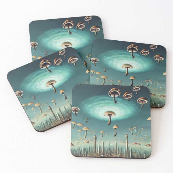 Item preview, Cozy Mushroom World | Fantacy Shrooms designed and sold by SchlossInspire.