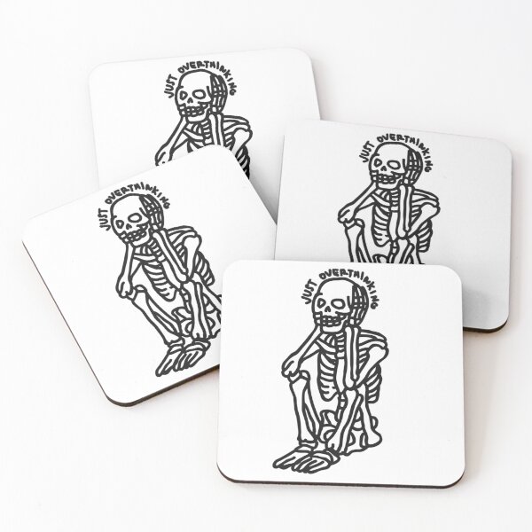 Item preview, Just overthinking skeleton designed and sold by marnilauren.