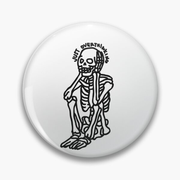 Item preview, Just overthinking skeleton designed and sold by marnilauren.