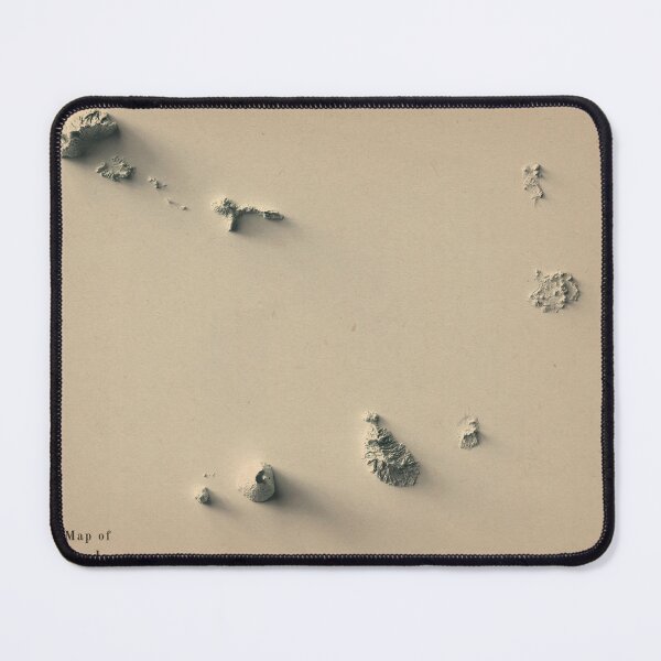 Item preview, Cape Verde Shaded Relief Map 3D digitally-rendered designed and sold by ThinkAboutMaps.