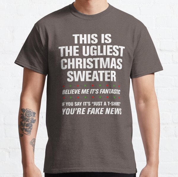 Trump Christmas Sweatshirt, This Is My Ugly Christmas Sweater T-Shirt -  TeeNavi