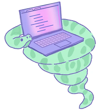 Artwork thumbnail, Coding Python by Madeline Caples