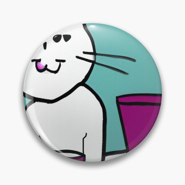 Item preview, Funny girl cat and coffee cup wall art. Cartoon cat wall decor as prints, on canvas, or large posters. Cat wall art decor for your living room or bedroom. Choice of print sizes. designed and sold by JoelsCorner.