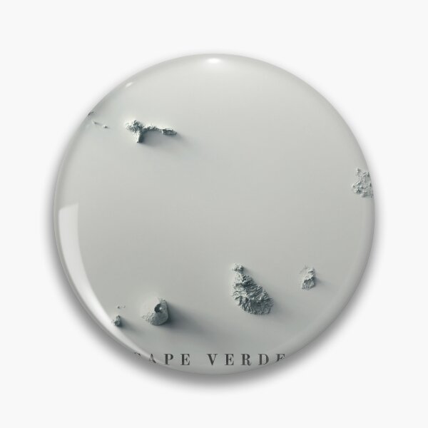 Item preview, Cape Verde Shaded Relief Map 3D digitally-rendered designed and sold by ThinkAboutMaps.