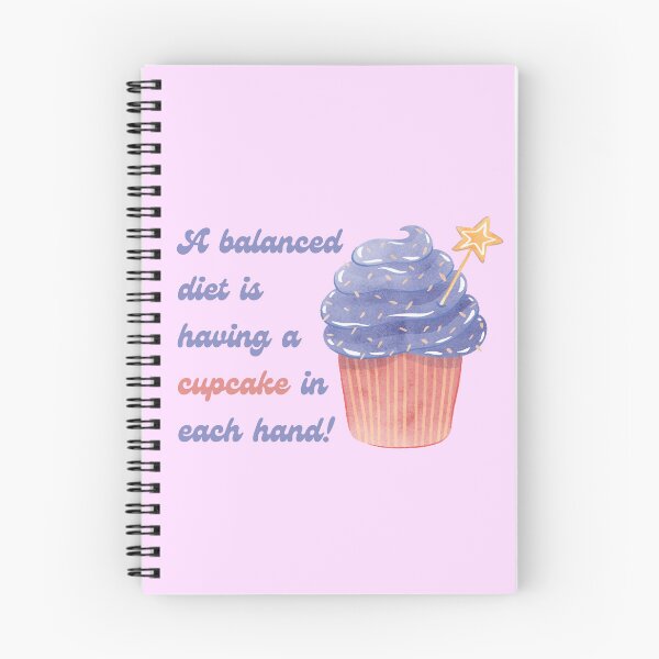Item preview, A balanced diet is having a cupcake in each hand! designed and sold by 442b.