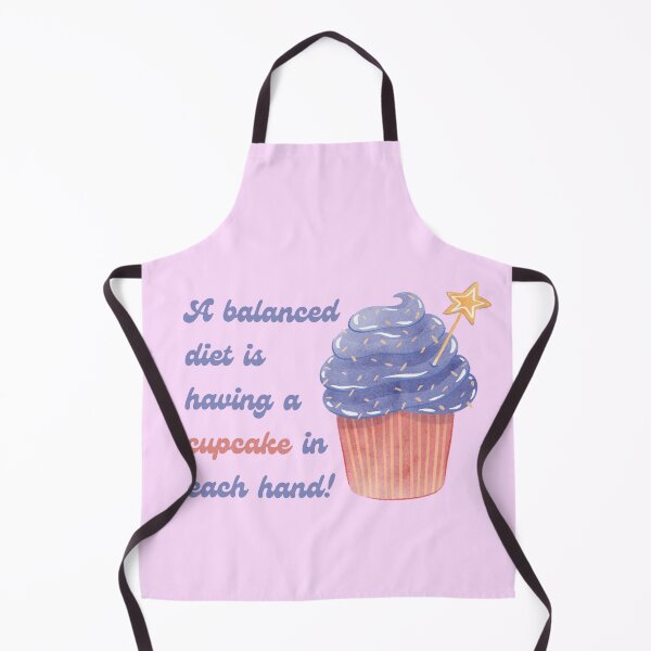 Item preview, A balanced diet is having a cupcake in each hand! designed and sold by 442b.