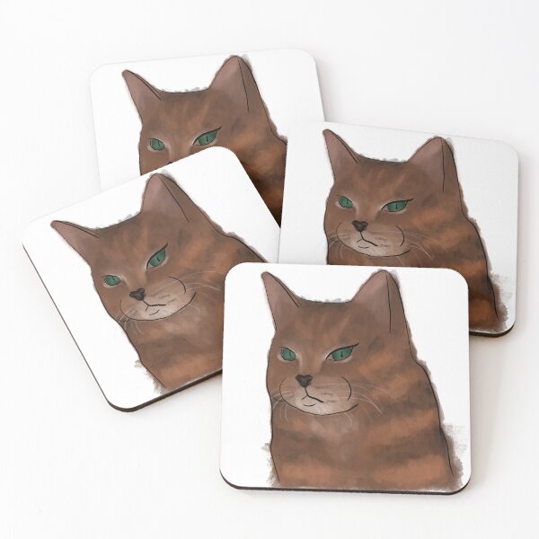 Item preview, Watercolor Majestic Derp Ginger Cat designed and sold by reagzz.