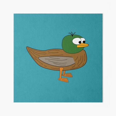 Paper Duck Art Board Print for Sale by zairse