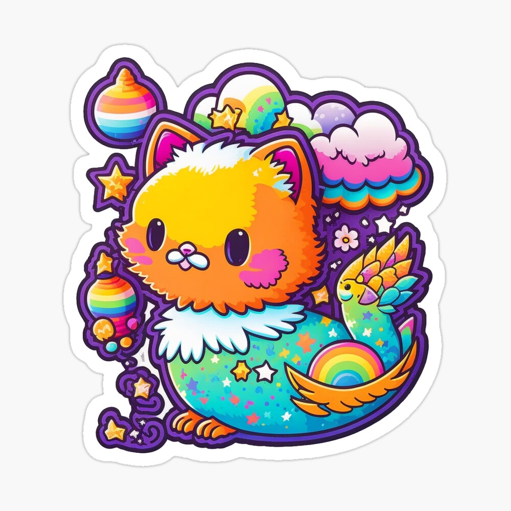 Rainbow Neon Star Duck, Catalog Avatar Creator