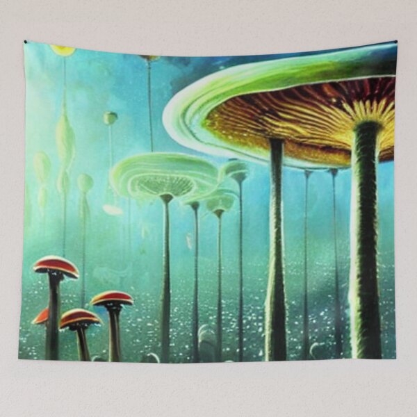 Item preview, Cozy Mushroom World | Fantacy Shrooms designed and sold by SchlossInspire.