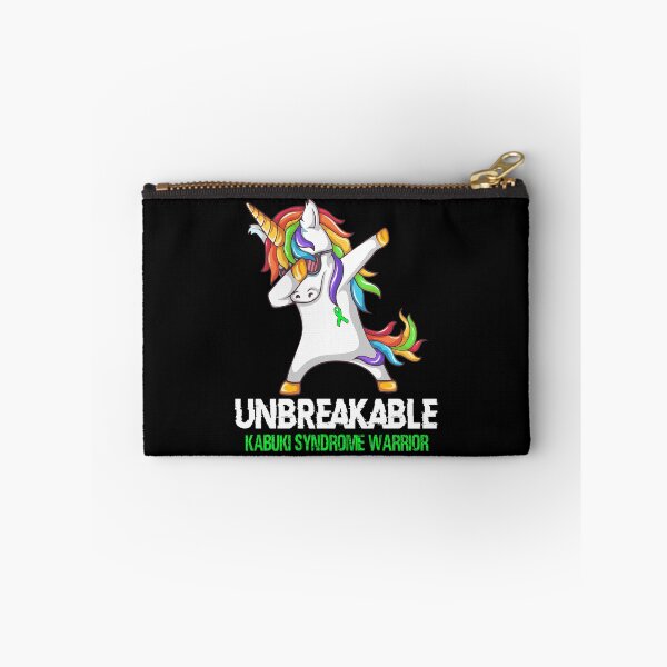 Item preview, Kabuki Syndrome Awareness - Unicorn Kabuki Syndrome Warrior Ribbon UNBREAKABLE designed and sold by Fernandezf.