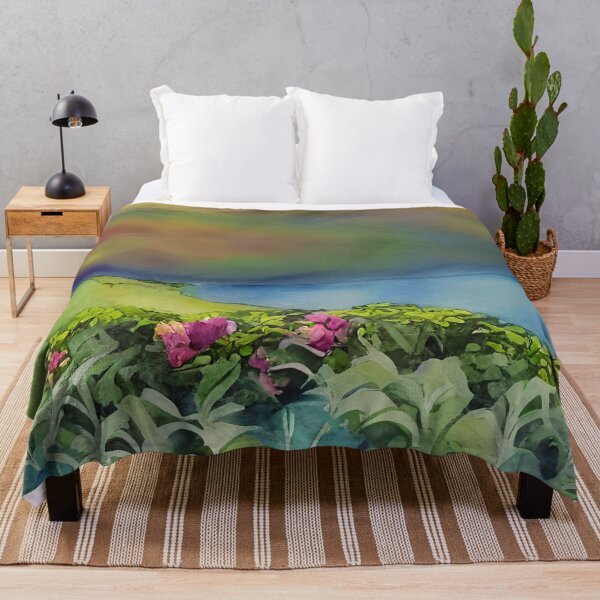 Item preview, Waipi'o Valley Hawai'i Watercolor Art, Landscape Art designed and sold by viewgraphics.