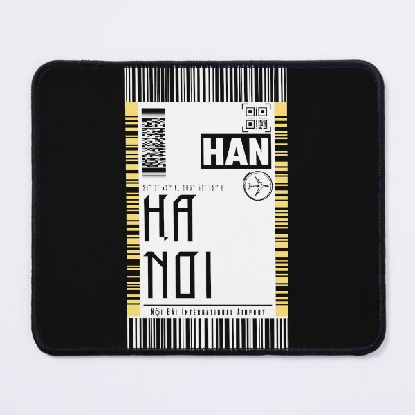 Item preview, HANOI Vietnam Boarding pass Luggage sticker designed and sold by LeddsoDello.