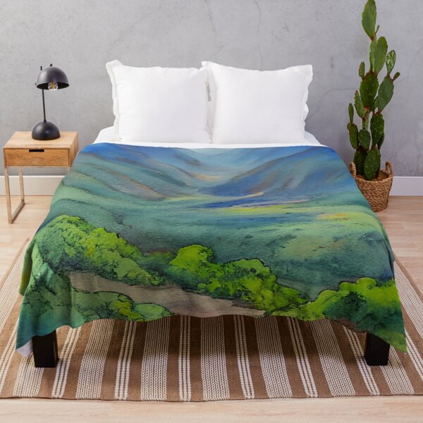 Item preview, Waipi'o Valley Hawai'i Watercolor Art, Landscape Art designed and sold by viewgraphics.
