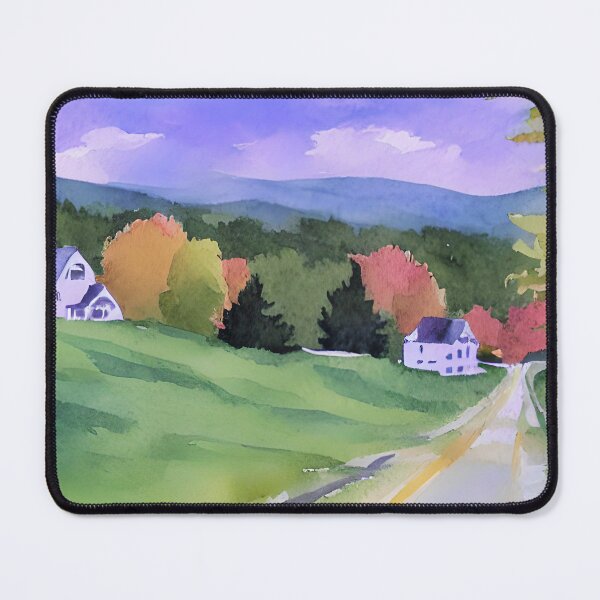 Item preview, Vermont Art, Vermont Watercolor Art designed and sold by viewgraphics.