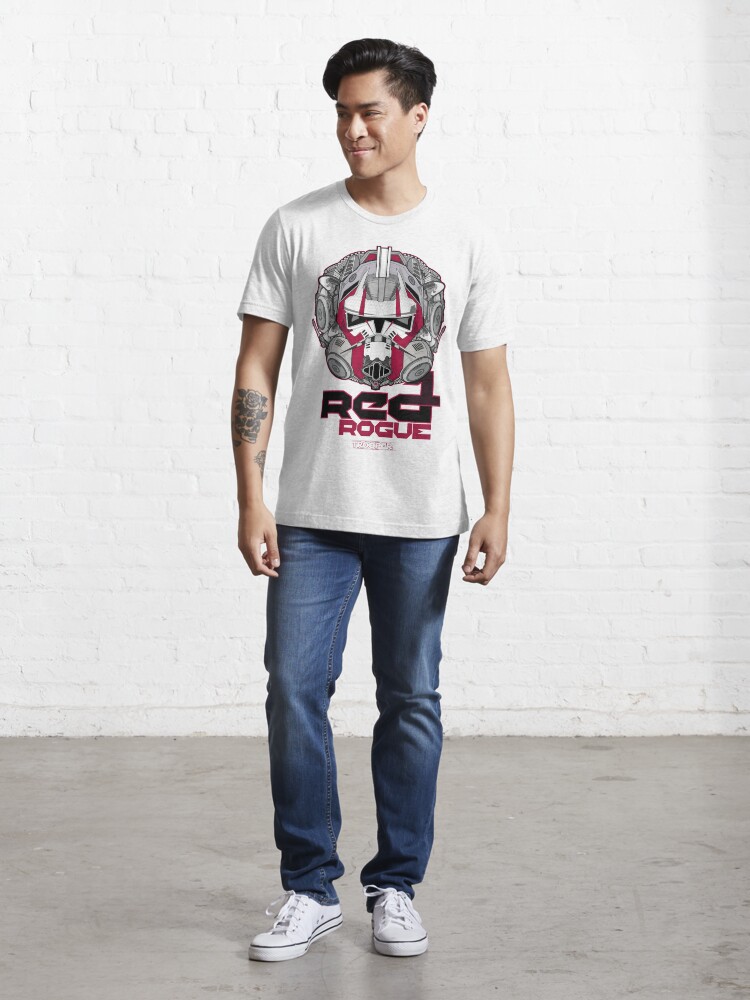 Alternate view of TROOPER Red 1 Rogue Essential T-Shirt