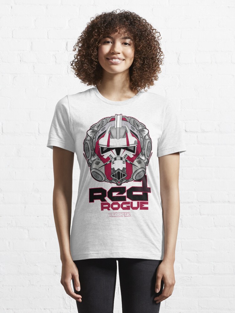 Alternate view of TROOPER Red 1 Rogue Essential T-Shirt