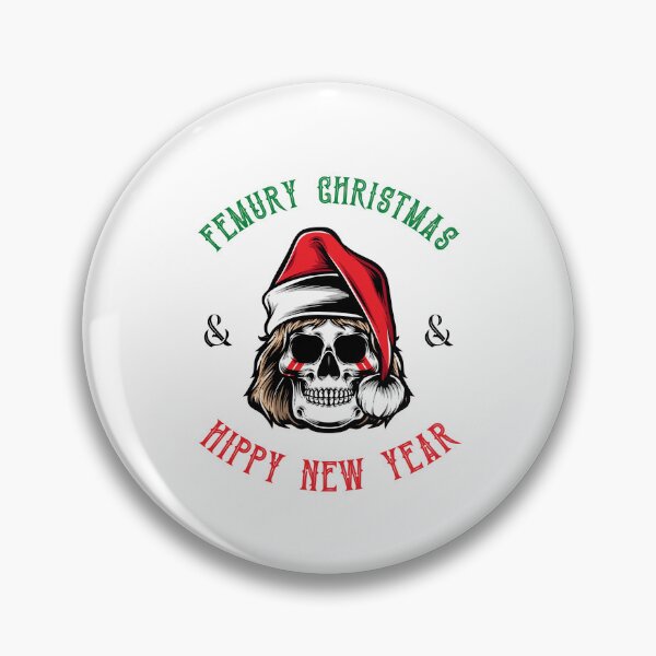Item preview, Femury Christmas And Hippy New Year Horror Santa Claus Skull Anatomy Puns Skeleton Medical Humor Funny Christmas Gift for Nurses Science Teachers Students Nerds Geeks designed and sold by ArtistryPrint.