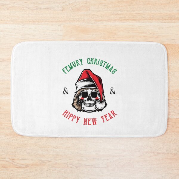 Item preview, Femury Christmas And Hippy New Year Horror Santa Claus Skull Anatomy Puns Skeleton Medical Humor Funny Christmas Gift for Nurses Science Teachers Students Nerds Geeks designed and sold by ArtistryPrint.