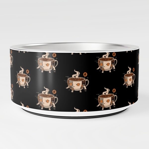 Coffeezilla X-ray Pet Bowl for Sale by Ilustrata Design