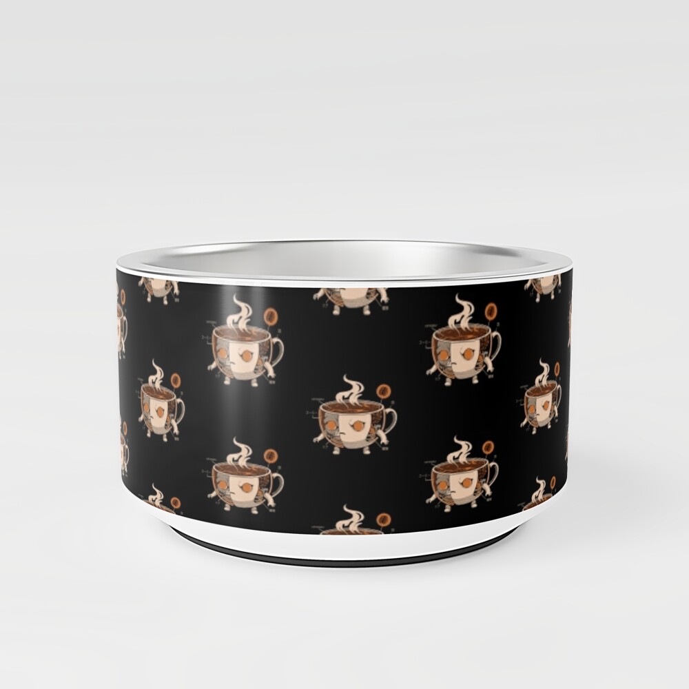 Coffeezilla X-ray Pet Bowl for Sale by Ilustrata Design